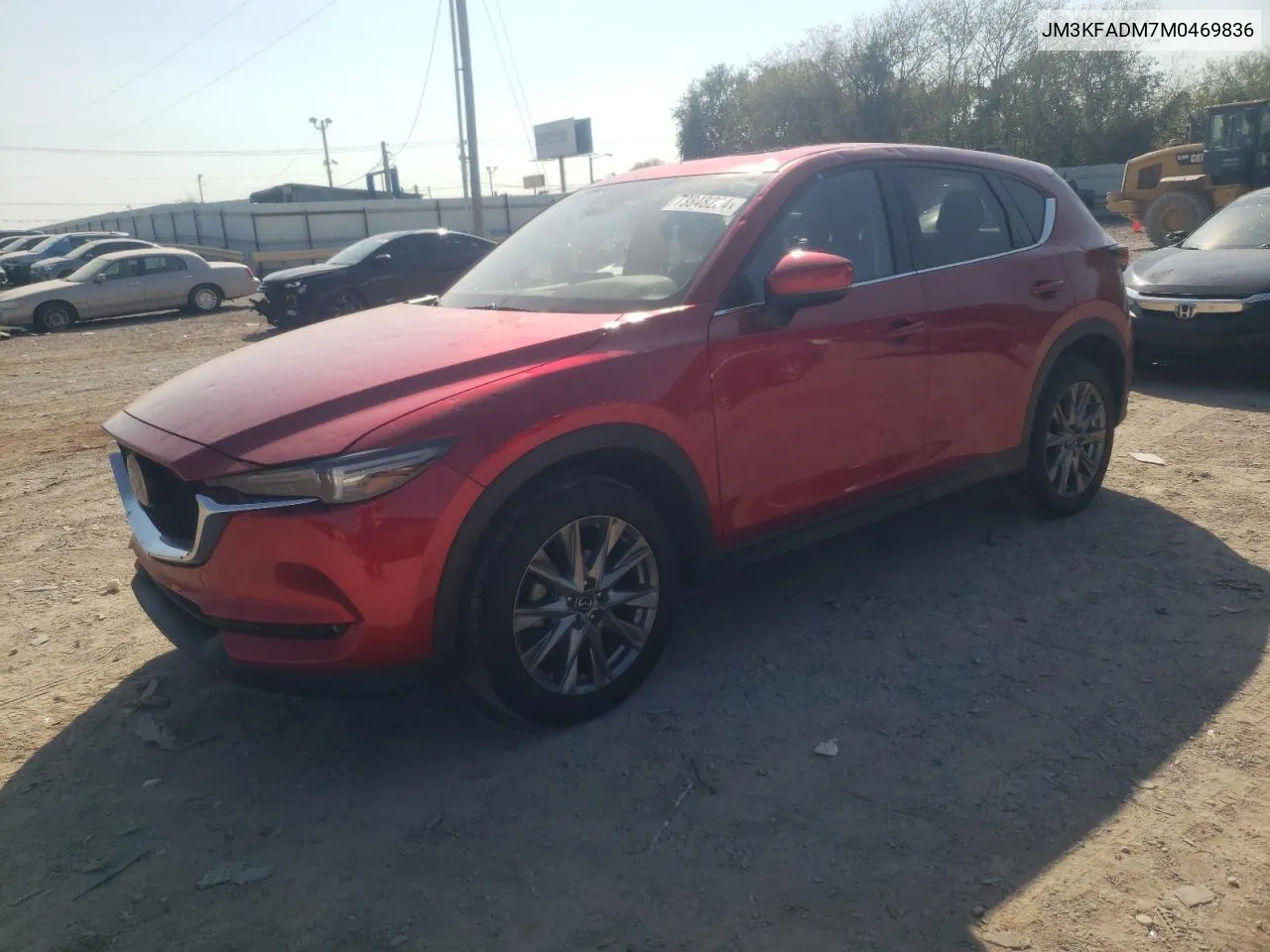 2021 Mazda Cx-5 Grand Touring VIN: JM3KFADM7M0469836 Lot: 73848234