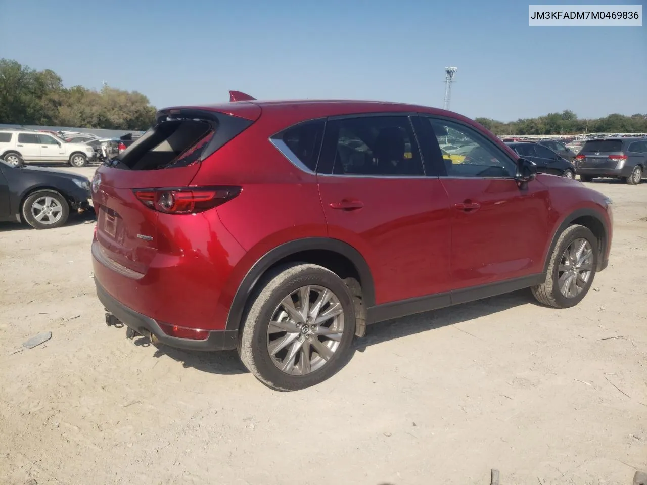 2021 Mazda Cx-5 Grand Touring VIN: JM3KFADM7M0469836 Lot: 73848234