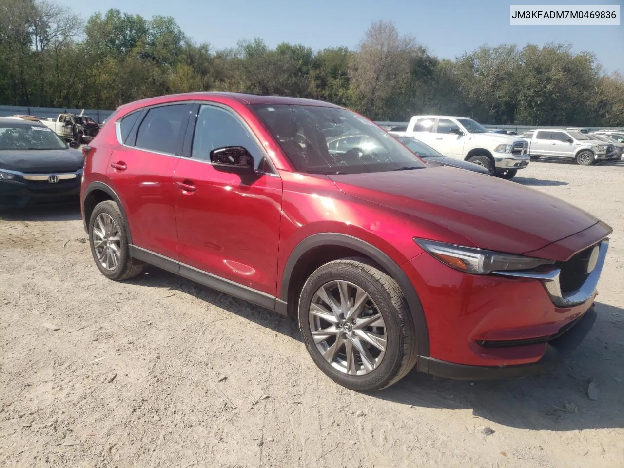 2021 Mazda Cx-5 Grand Touring VIN: JM3KFADM7M0469836 Lot: 73848234