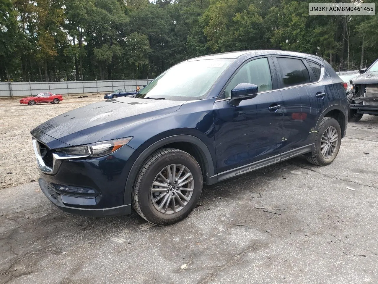 2021 Mazda Cx-5 Touring VIN: JM3KFACM8M0461455 Lot: 73850614