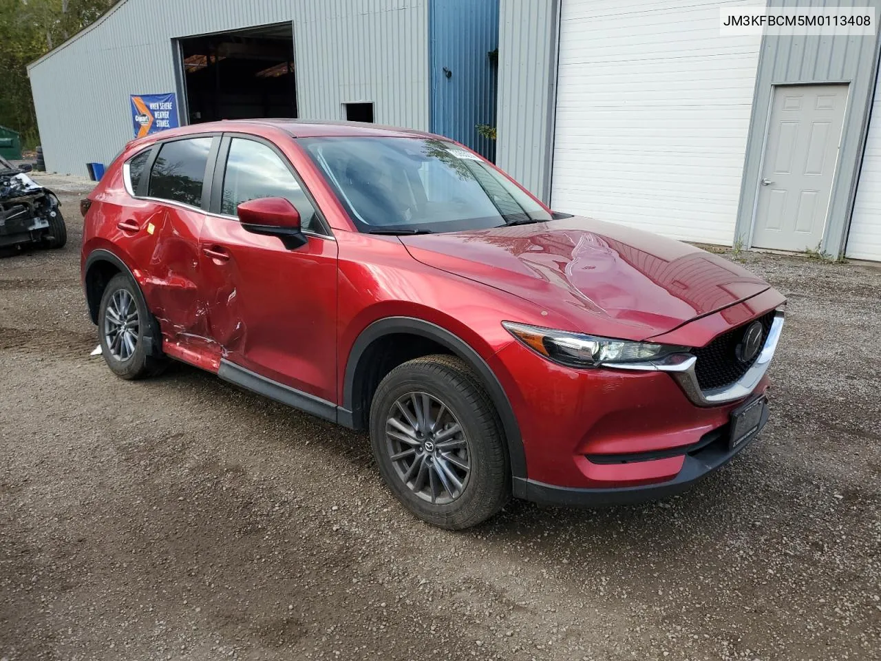 2021 Mazda Cx-5 Touring VIN: JM3KFBCM5M0113408 Lot: 73935274