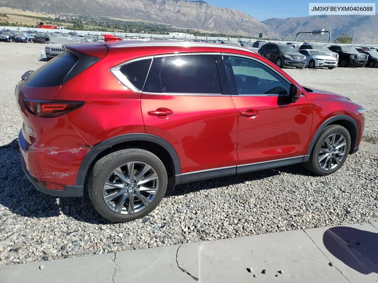 2021 Mazda Cx-5 Signature VIN: JM3KFBEYXM0406088 Lot: 74002124