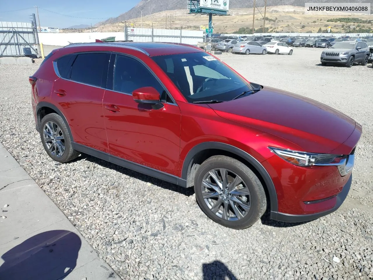 2021 Mazda Cx-5 Signature VIN: JM3KFBEYXM0406088 Lot: 74002124