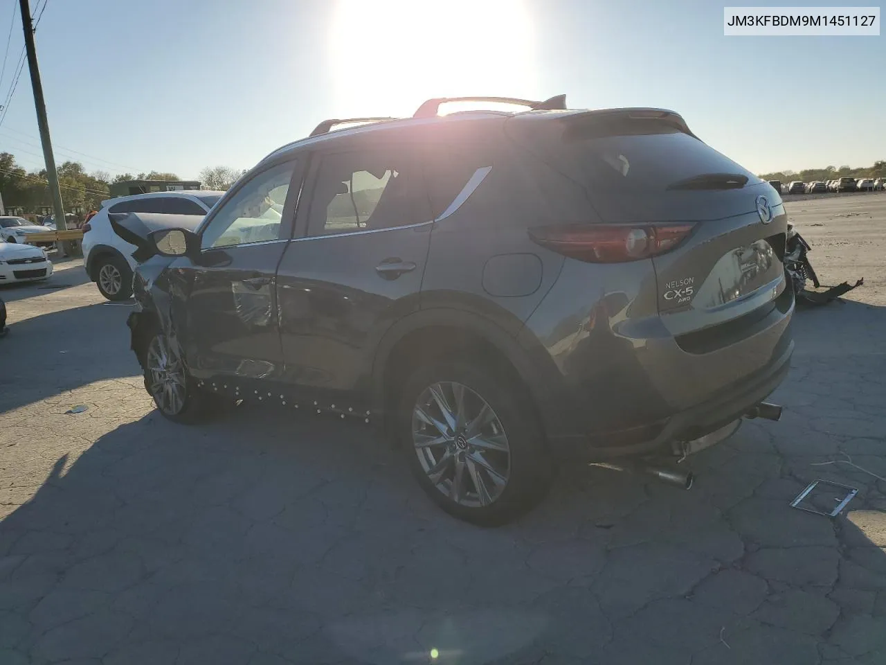 2021 Mazda Cx-5 Grand Touring VIN: JM3KFBDM9M1451127 Lot: 74121434