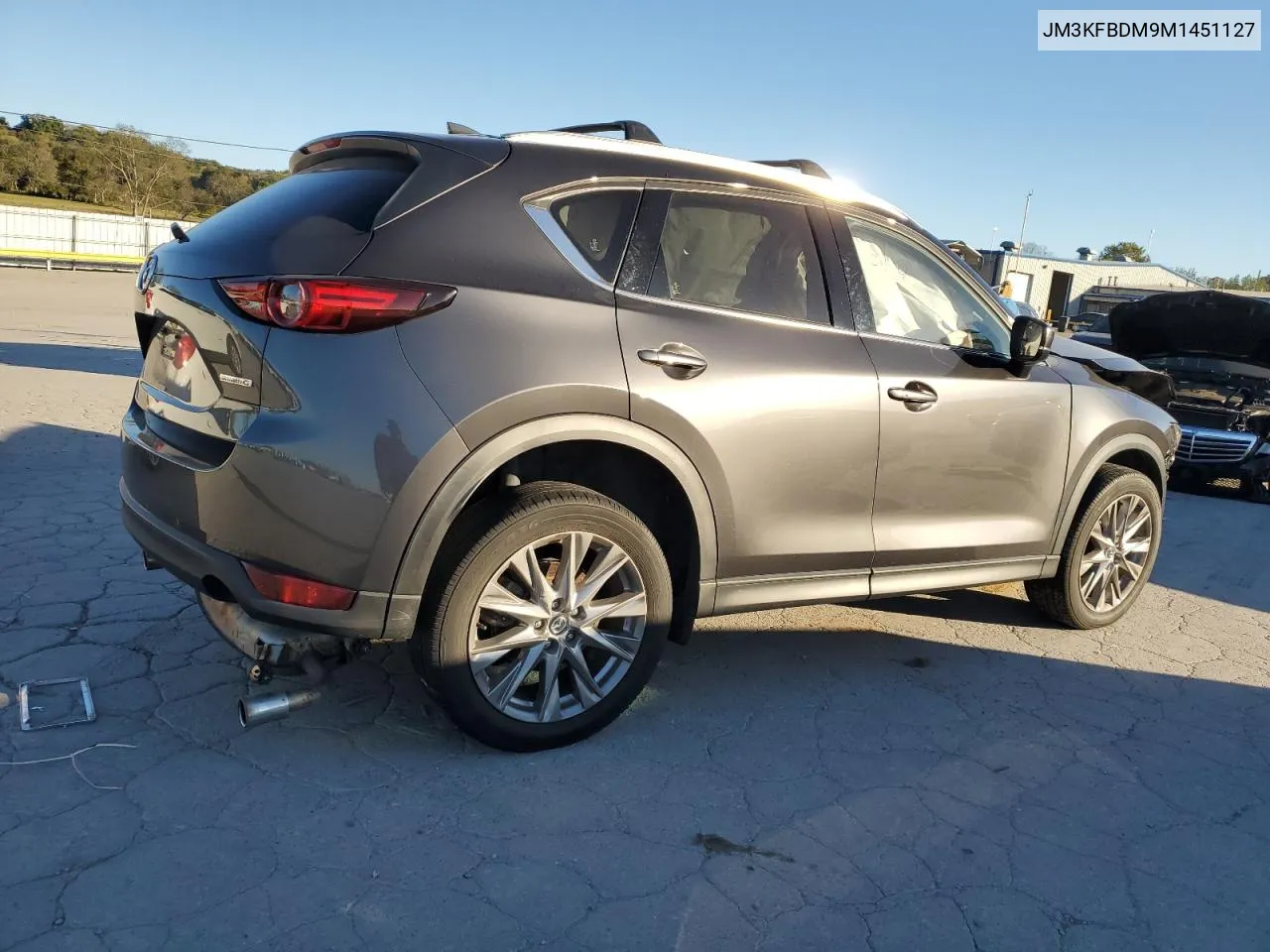 2021 Mazda Cx-5 Grand Touring VIN: JM3KFBDM9M1451127 Lot: 74121434