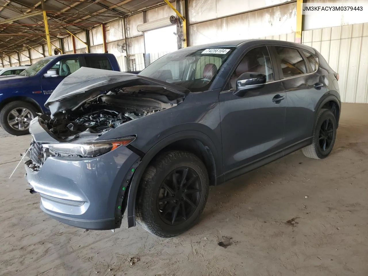 2021 Mazda Cx-5 Touring VIN: JM3KFACY3M0379443 Lot: 74256104