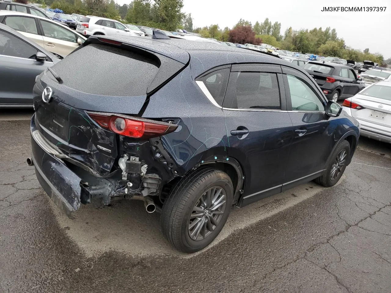 2021 Mazda Cx-5 Touring VIN: JM3KFBCM6M1397397 Lot: 74389964