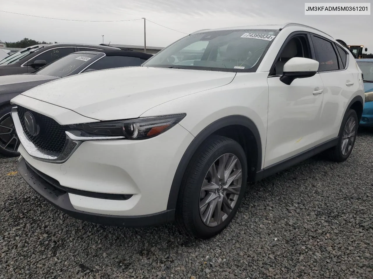 2021 Mazda Cx-5 Grand Touring VIN: JM3KFADM5M0361201 Lot: 74399834