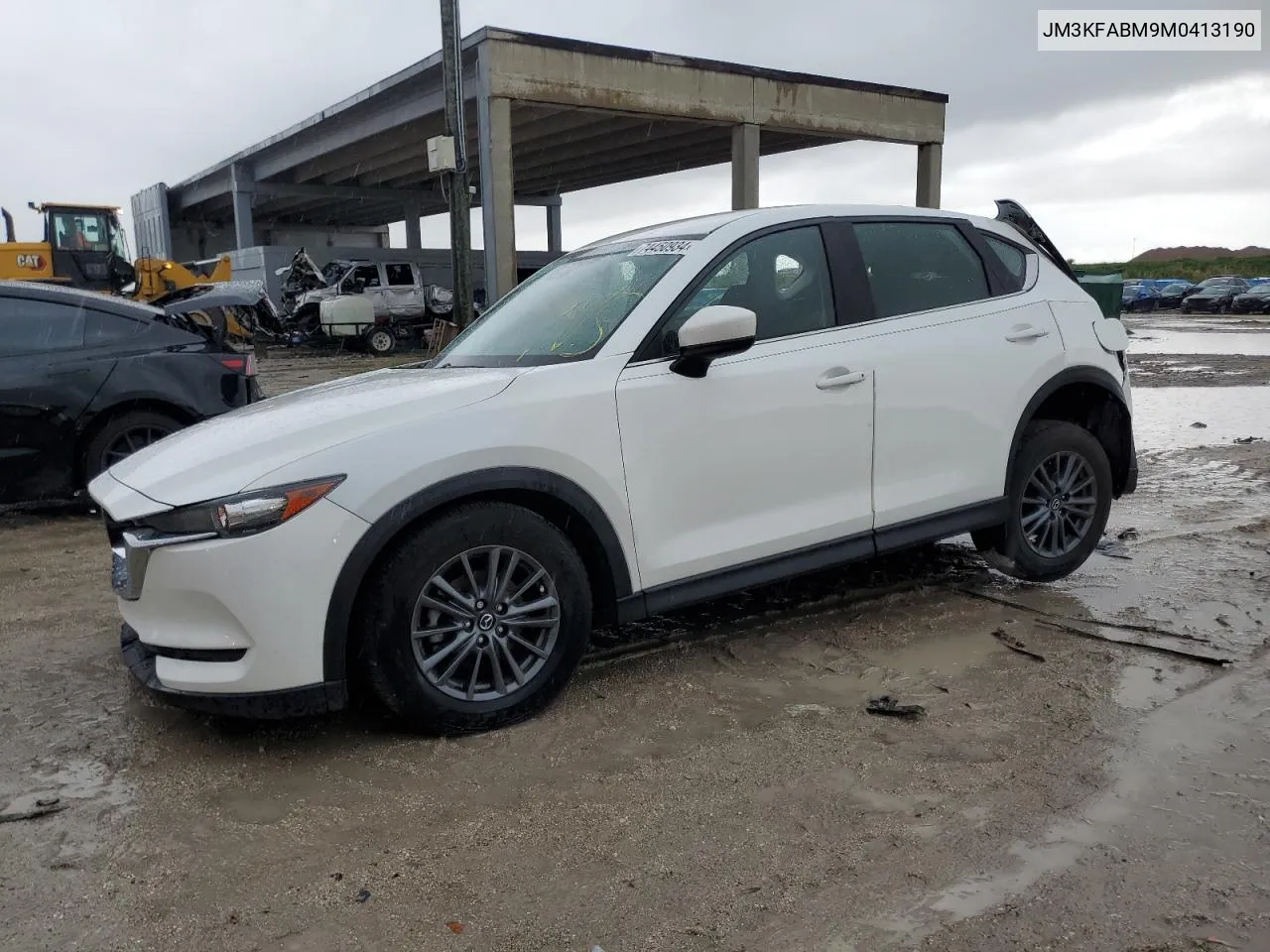 2021 Mazda Cx-5 Sport VIN: JM3KFABM9M0413190 Lot: 74450934