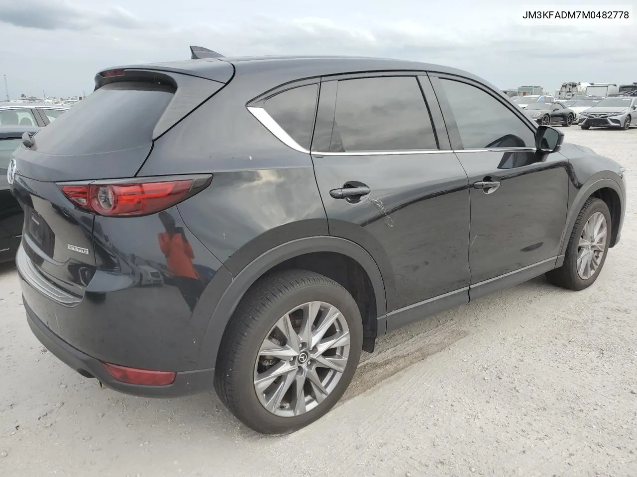 2021 Mazda Cx-5 Grand Touring VIN: JM3KFADM7M0482778 Lot: 74597044