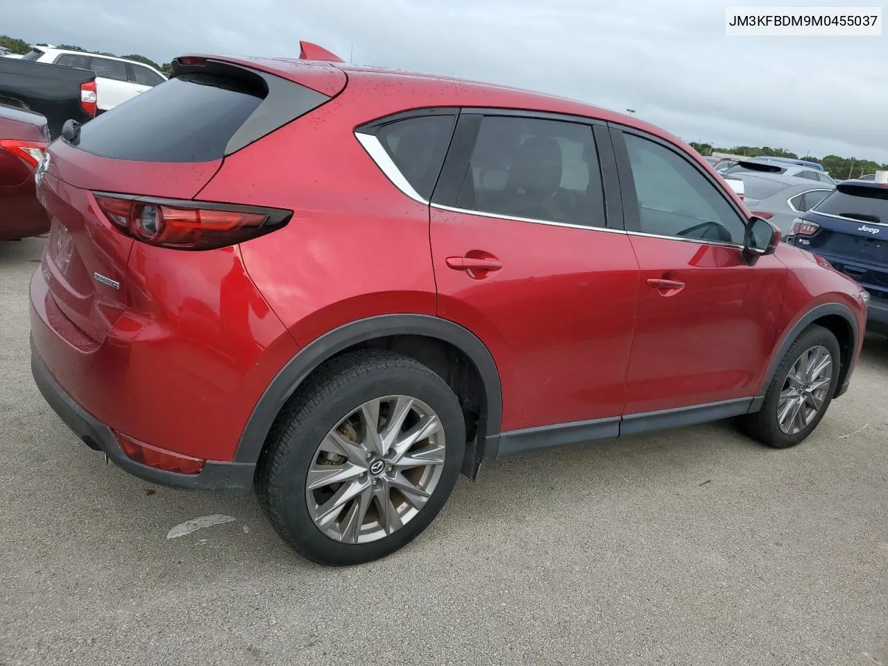 2021 Mazda Cx-5 Grand Touring VIN: JM3KFBDM9M0455037 Lot: 74644434