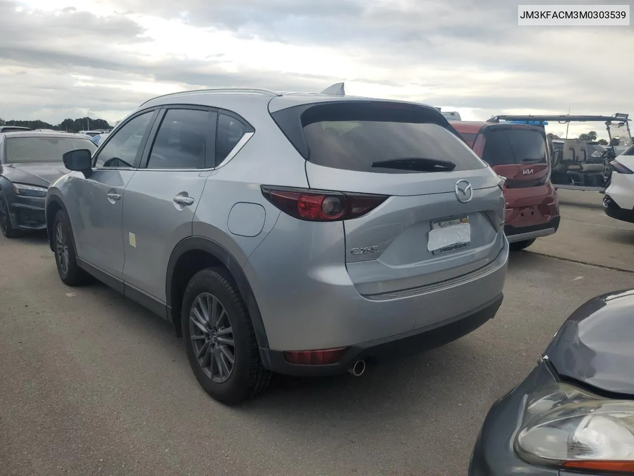 2021 Mazda Cx-5 Touring VIN: JM3KFACM3M0303539 Lot: 74678554