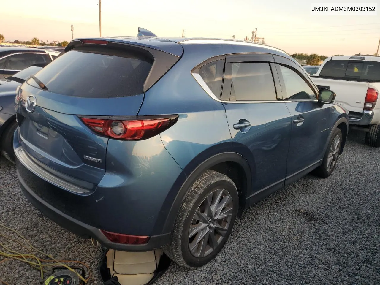 2021 Mazda Cx-5 Grand Touring VIN: JM3KFADM3M0303152 Lot: 74828394