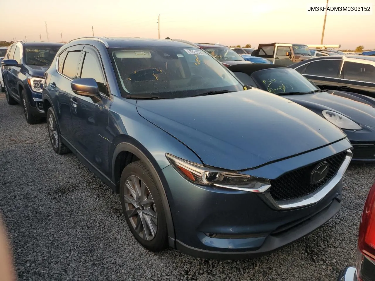 2021 Mazda Cx-5 Grand Touring VIN: JM3KFADM3M0303152 Lot: 74828394