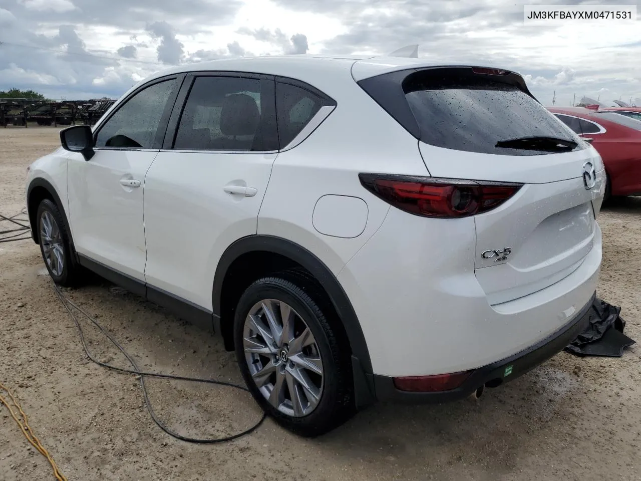 2021 Mazda Cx-5 Grand Touring Reserve VIN: JM3KFBAYXM0471531 Lot: 74914884