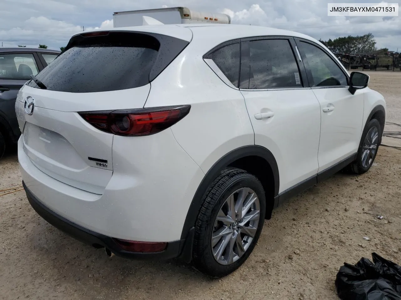 2021 Mazda Cx-5 Grand Touring Reserve VIN: JM3KFBAYXM0471531 Lot: 74914884