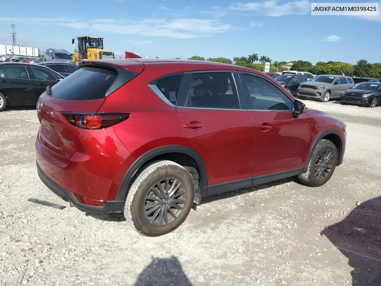 2021 Mazda Cx-5 Touring VIN: JM3KFACM1M0398425 Lot: 75016844