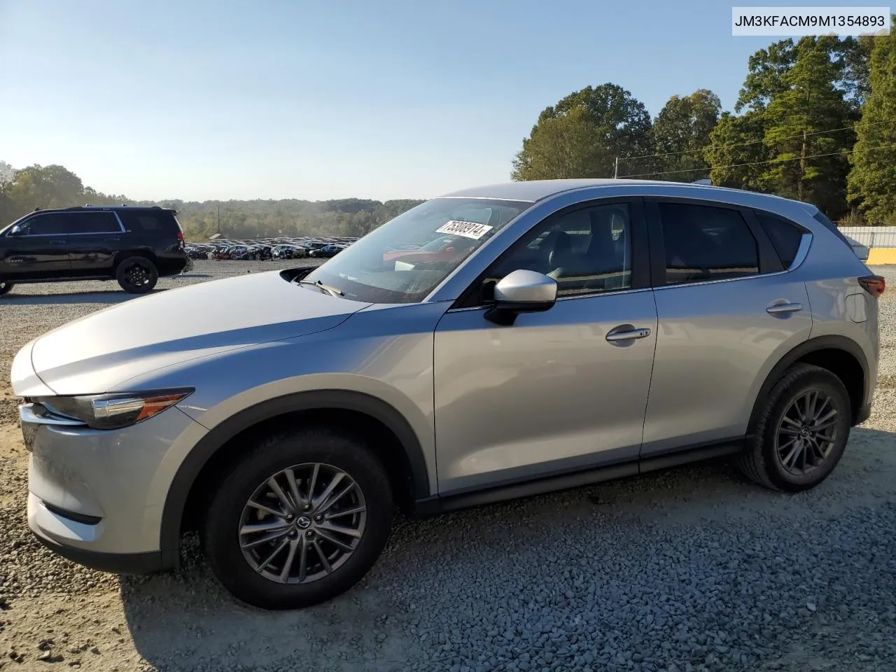 2021 Mazda Cx-5 Touring VIN: JM3KFACM9M1354893 Lot: 75308914