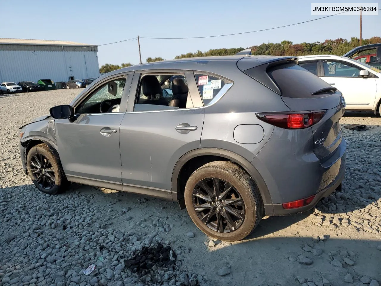 2021 Mazda Cx-5 Touring VIN: JM3KFBCM5M0346284 Lot: 75490574