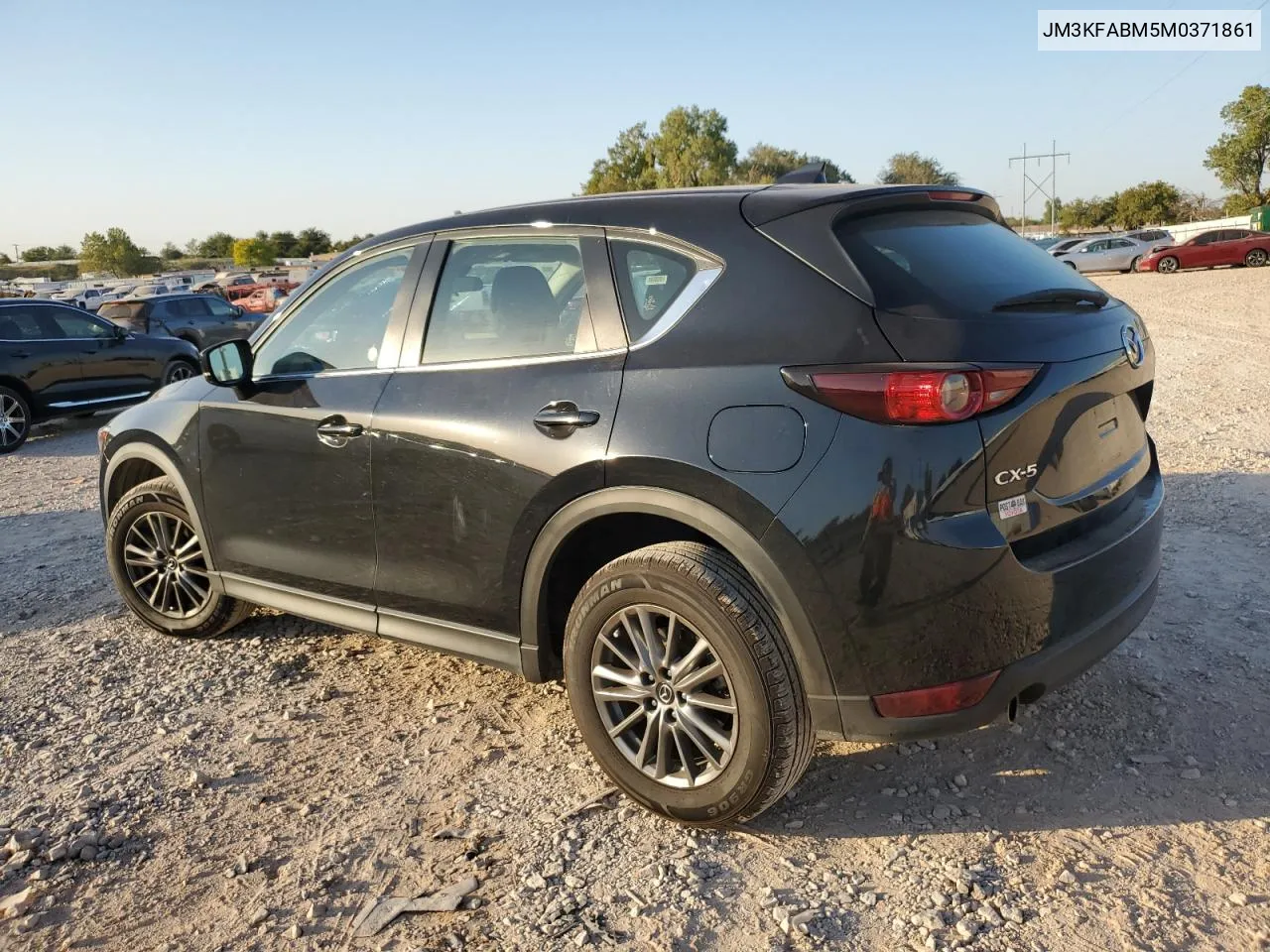 2021 Mazda Cx-5 Sport VIN: JM3KFABM5M0371861 Lot: 75804144