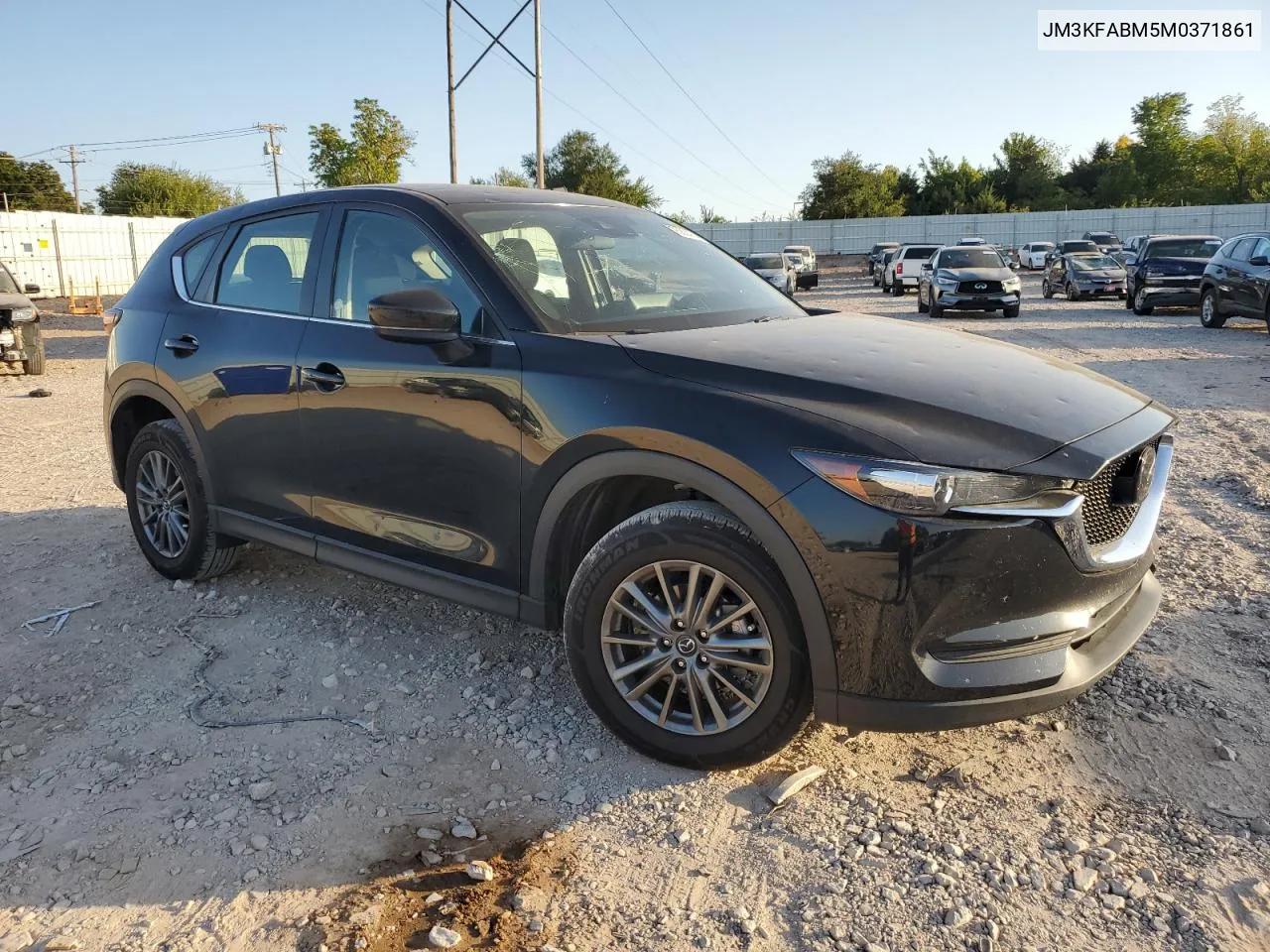 2021 Mazda Cx-5 Sport VIN: JM3KFABM5M0371861 Lot: 75804144