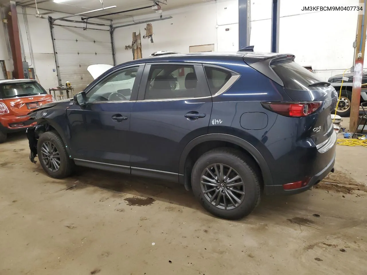 2021 Mazda Cx-5 Touring VIN: JM3KFBCM9M0407734 Lot: 75850134