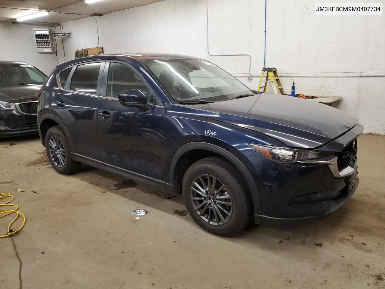 2021 Mazda Cx-5 Touring VIN: JM3KFBCM9M0407734 Lot: 75850134