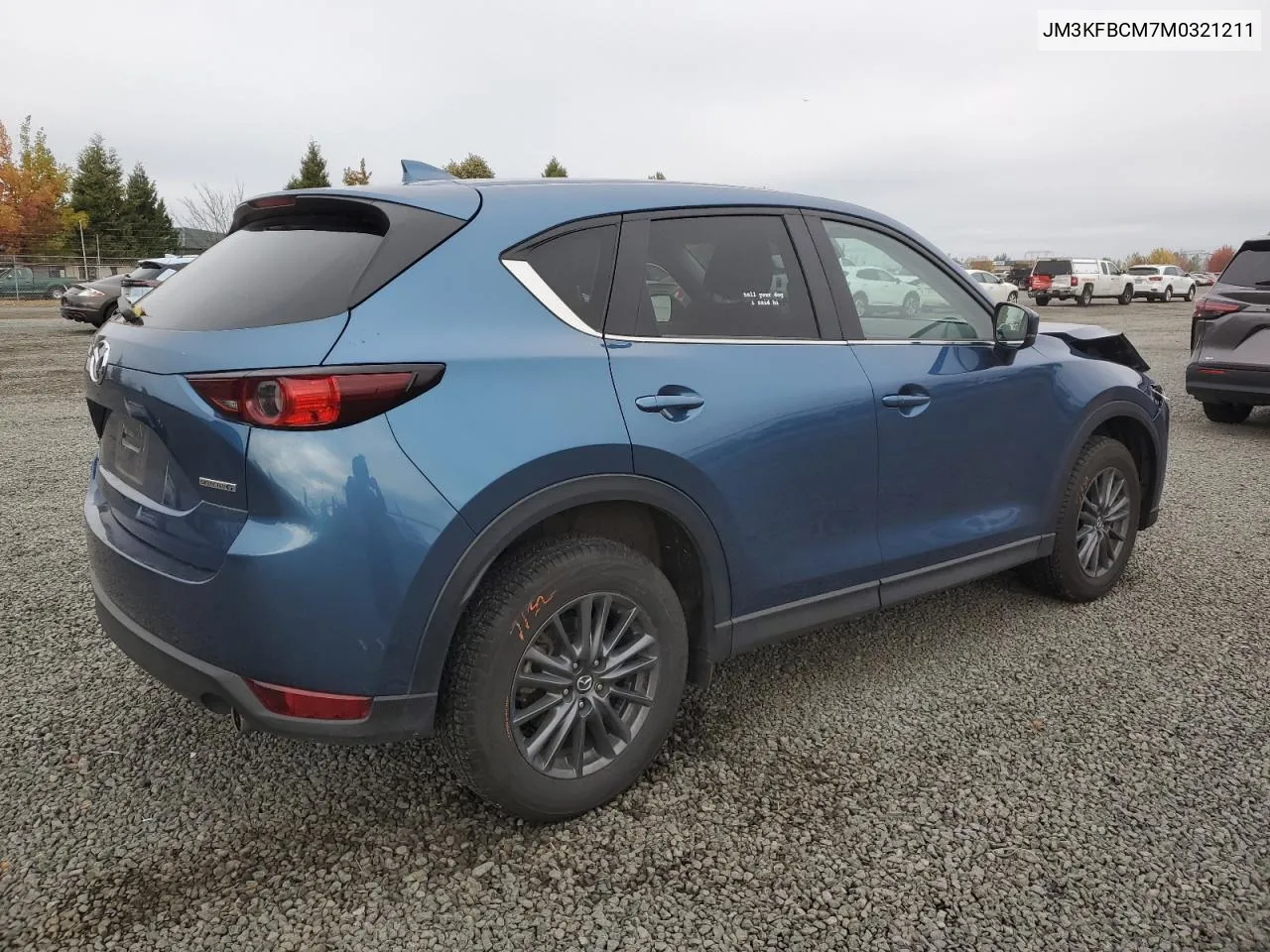 2021 Mazda Cx-5 Touring VIN: JM3KFBCM7M0321211 Lot: 75868454