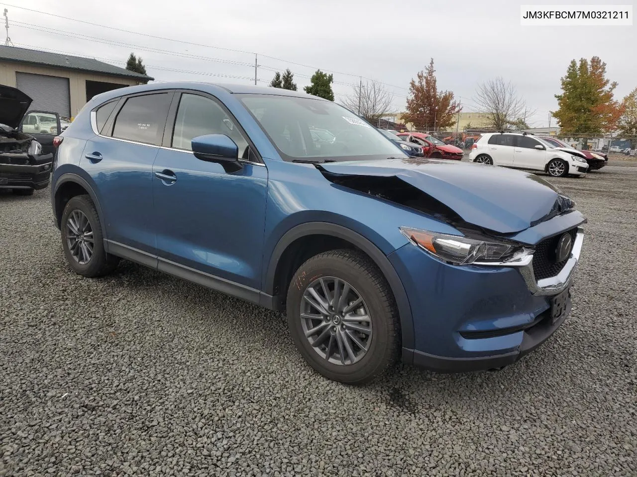 2021 Mazda Cx-5 Touring VIN: JM3KFBCM7M0321211 Lot: 75868454