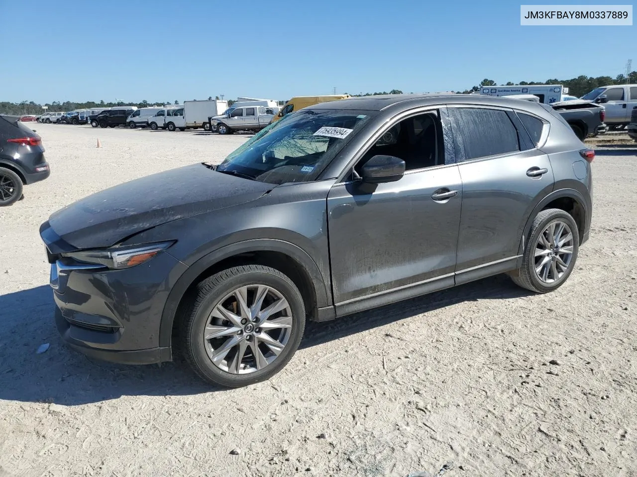 2021 Mazda Cx-5 Grand Touring Reserve VIN: JM3KFBAY8M0337889 Lot: 75935994