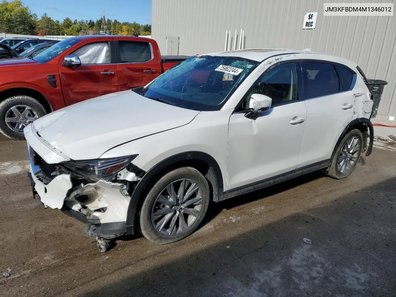 2021 Mazda Cx-5 Grand Touring VIN: JM3KFBDM4M1346012 Lot: 75962244