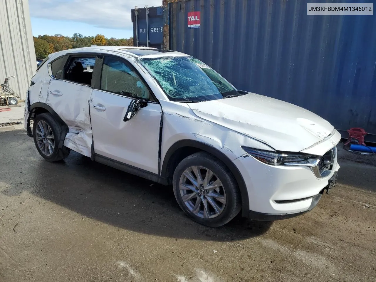 2021 Mazda Cx-5 Grand Touring VIN: JM3KFBDM4M1346012 Lot: 75962244