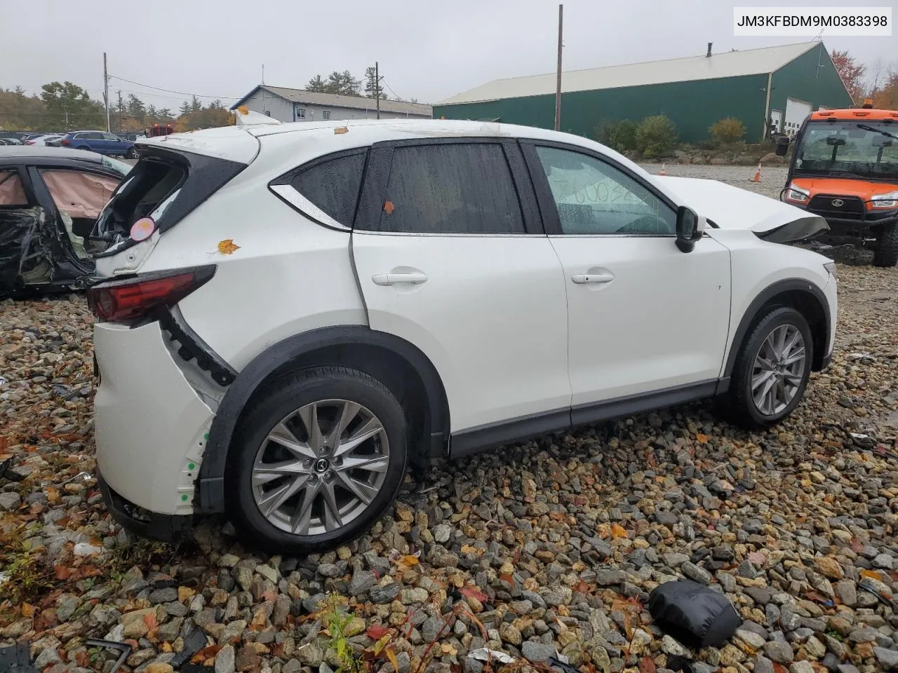 2021 Mazda Cx-5 Grand Touring VIN: JM3KFBDM9M0383398 Lot: 76003274