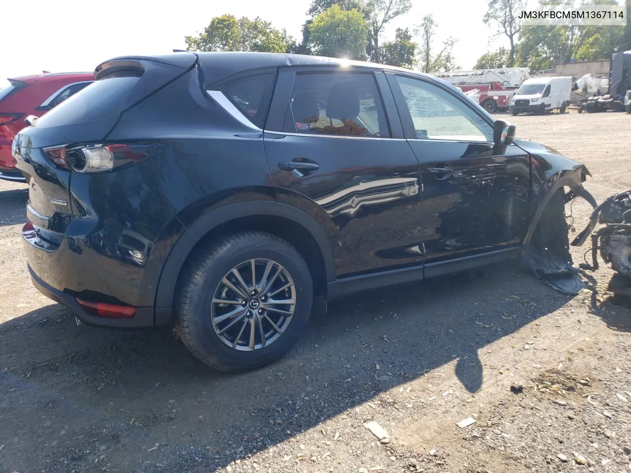 2021 Mazda Cx-5 Touring VIN: JM3KFBCM5M1367114 Lot: 76021334