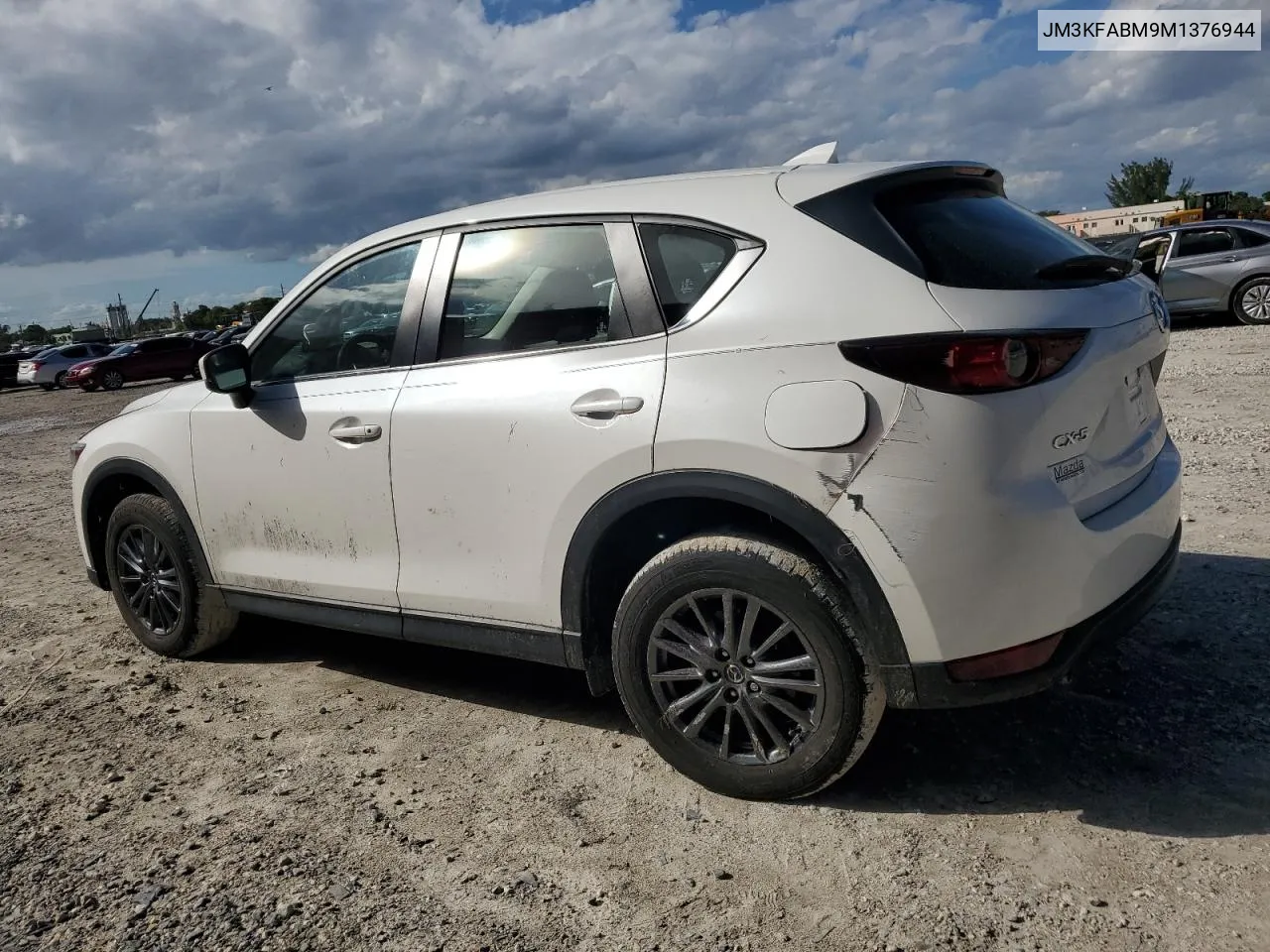 2021 Mazda Cx-5 Sport VIN: JM3KFABM9M1376944 Lot: 76181424