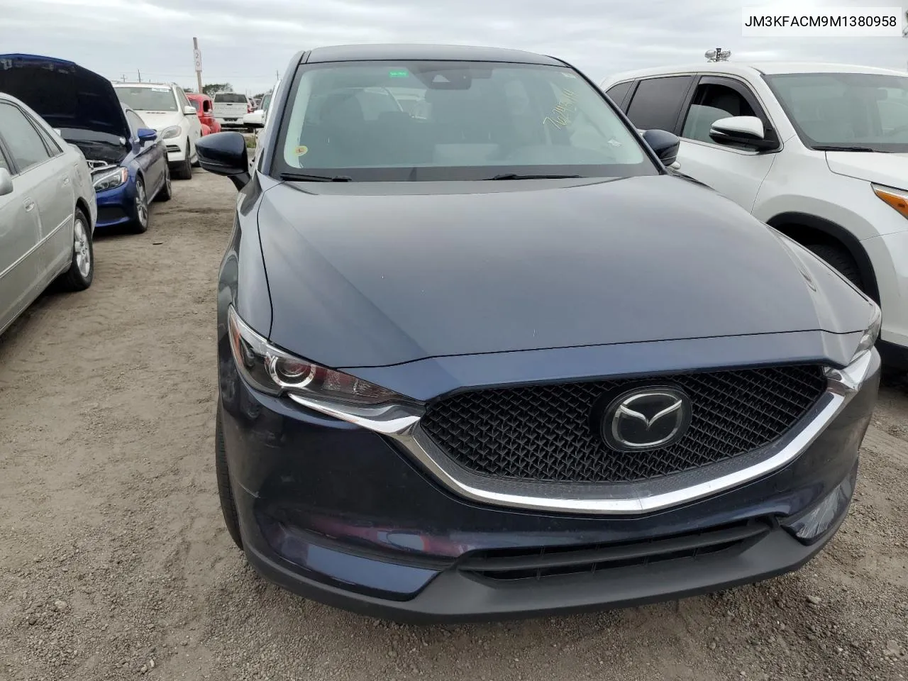 2021 Mazda Cx-5 Touring VIN: JM3KFACM9M1380958 Lot: 76243114