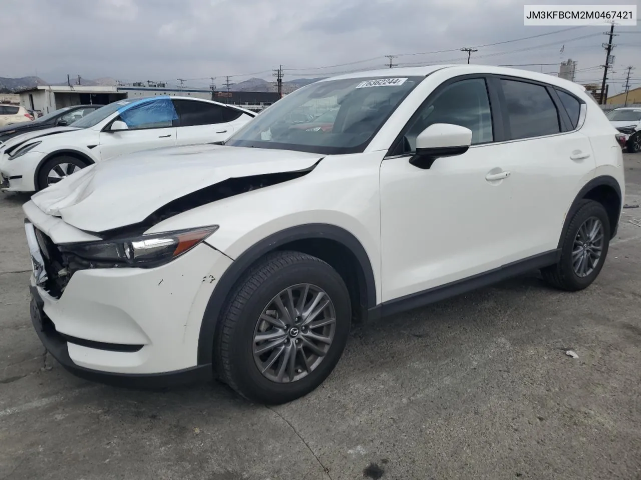 2021 Mazda Cx-5 Touring VIN: JM3KFBCM2M0467421 Lot: 76362244