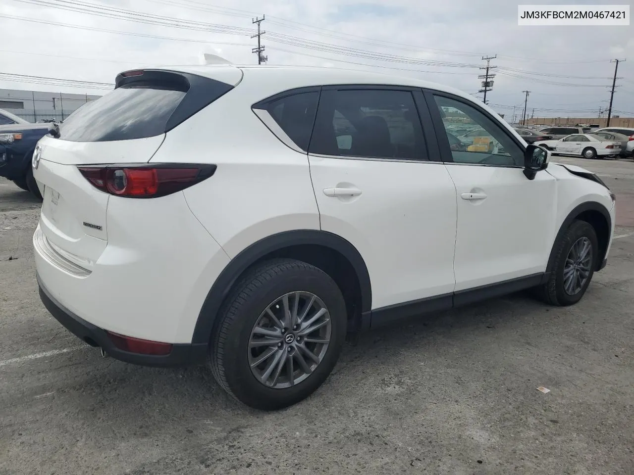 2021 Mazda Cx-5 Touring VIN: JM3KFBCM2M0467421 Lot: 76362244