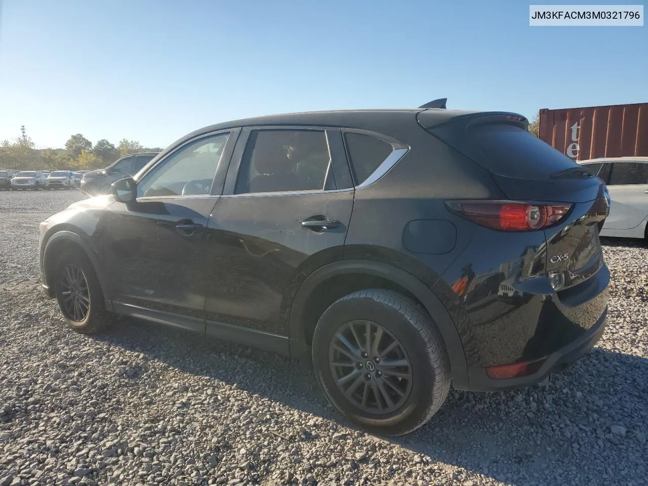 2021 Mazda Cx-5 Touring VIN: JM3KFACM3M0321796 Lot: 76465934