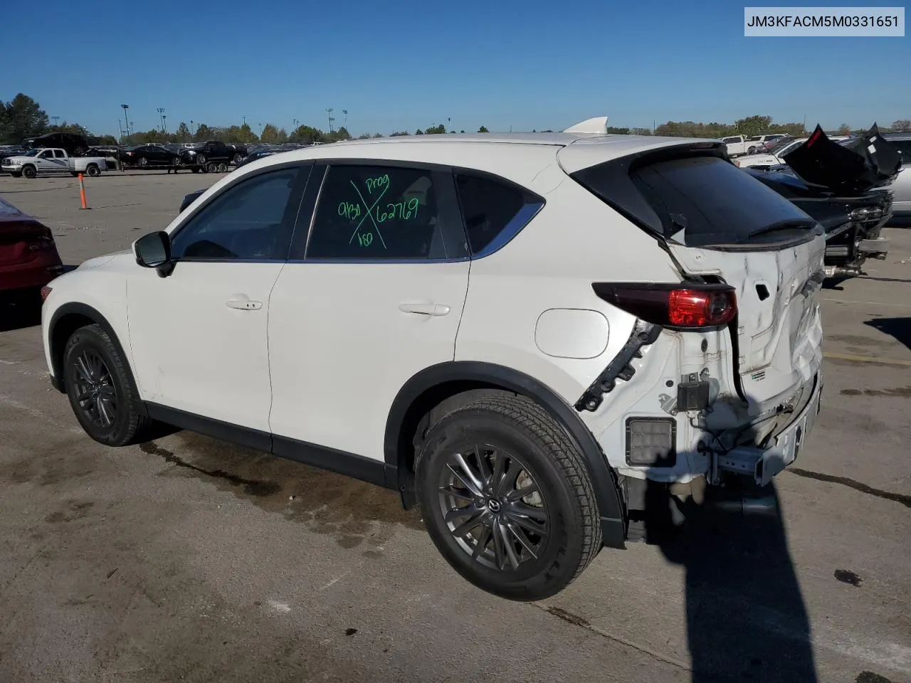 2021 Mazda Cx-5 Touring VIN: JM3KFACM5M0331651 Lot: 76601924