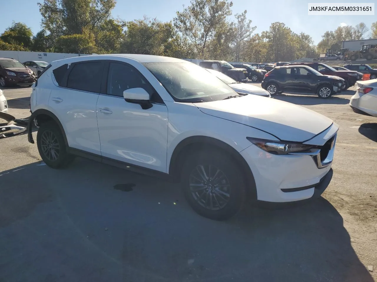 2021 Mazda Cx-5 Touring VIN: JM3KFACM5M0331651 Lot: 76601924