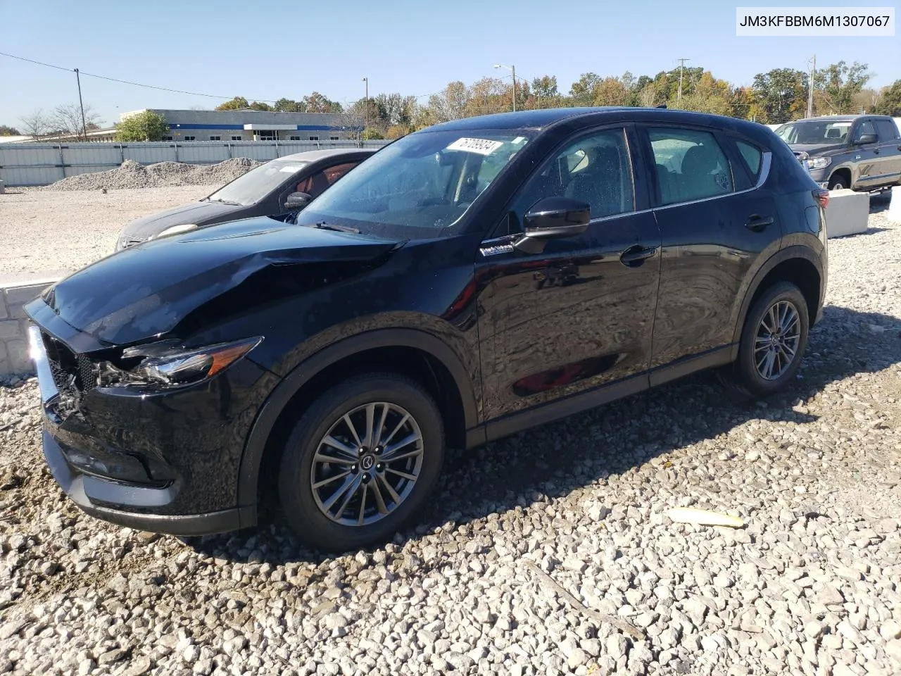 2021 Mazda Cx-5 Sport VIN: JM3KFBBM6M1307067 Lot: 76709934