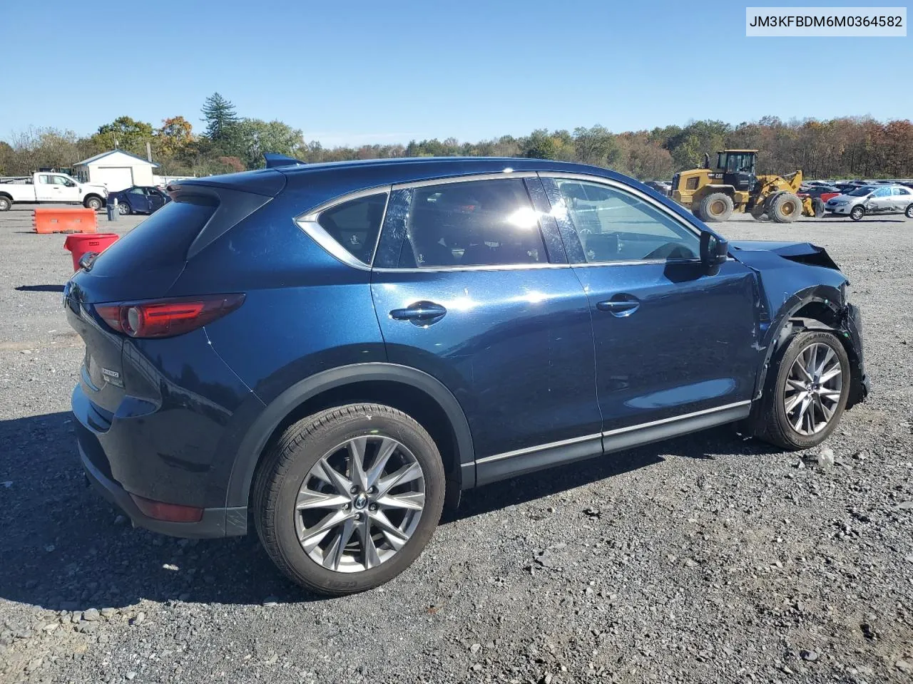 2021 Mazda Cx-5 Grand Touring VIN: JM3KFBDM6M0364582 Lot: 76711904