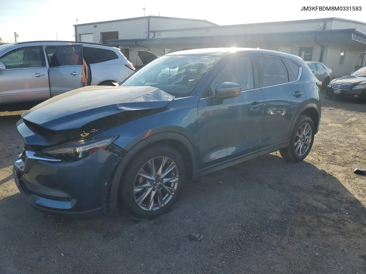 2021 Mazda Cx-5 Grand Touring VIN: JM3KFBDM8M0331583 Lot: 76976534