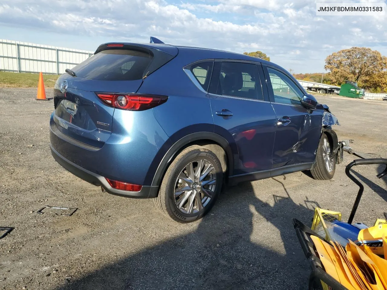 2021 Mazda Cx-5 Grand Touring VIN: JM3KFBDM8M0331583 Lot: 76976534