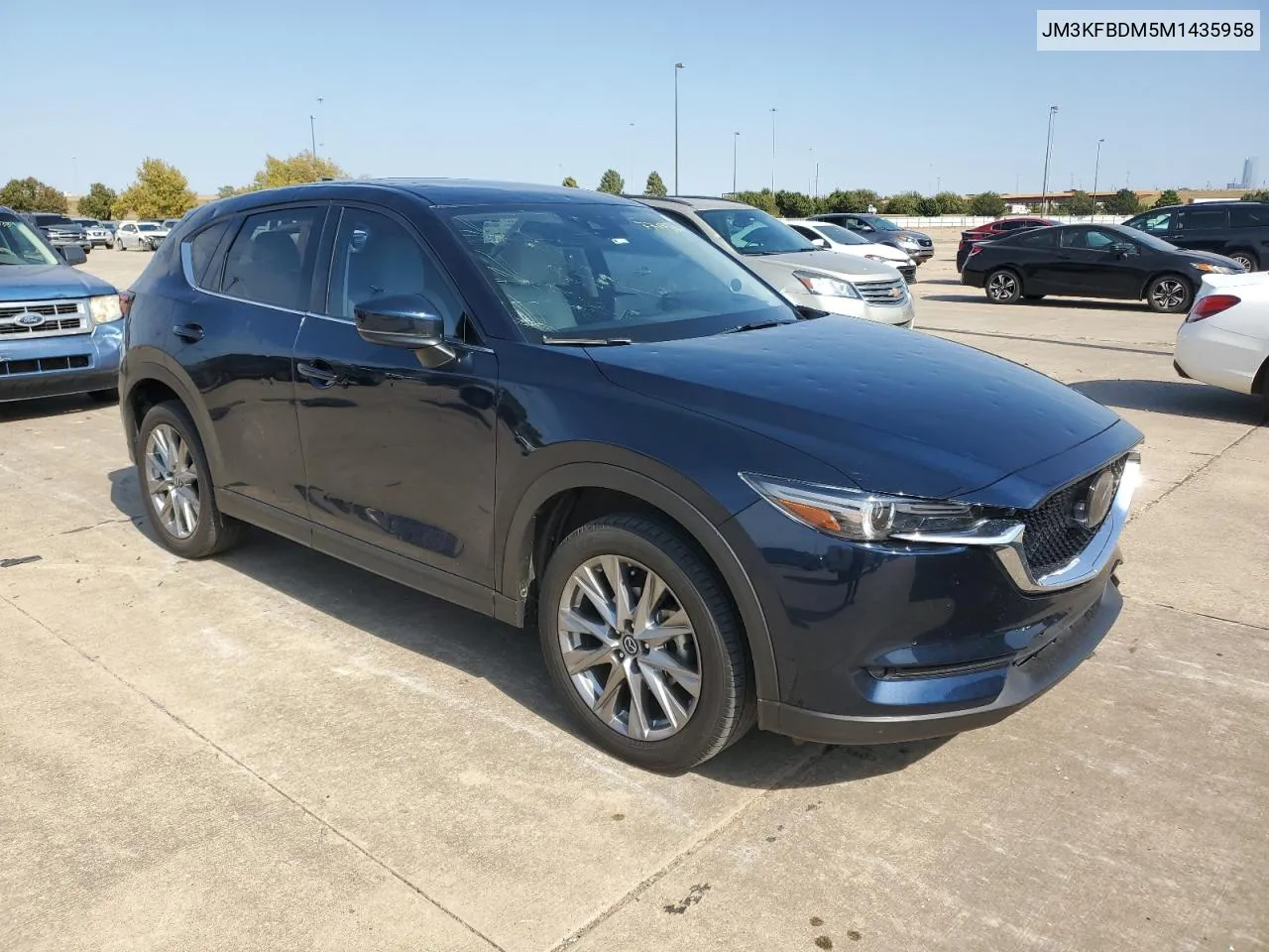 2021 Mazda Cx-5 Grand Touring VIN: JM3KFBDM5M1435958 Lot: 77073664