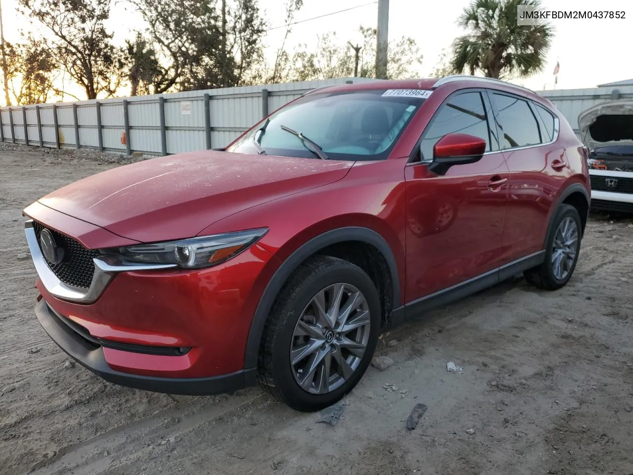 2021 Mazda Cx-5 Grand Touring VIN: JM3KFBDM2M0437852 Lot: 77073964