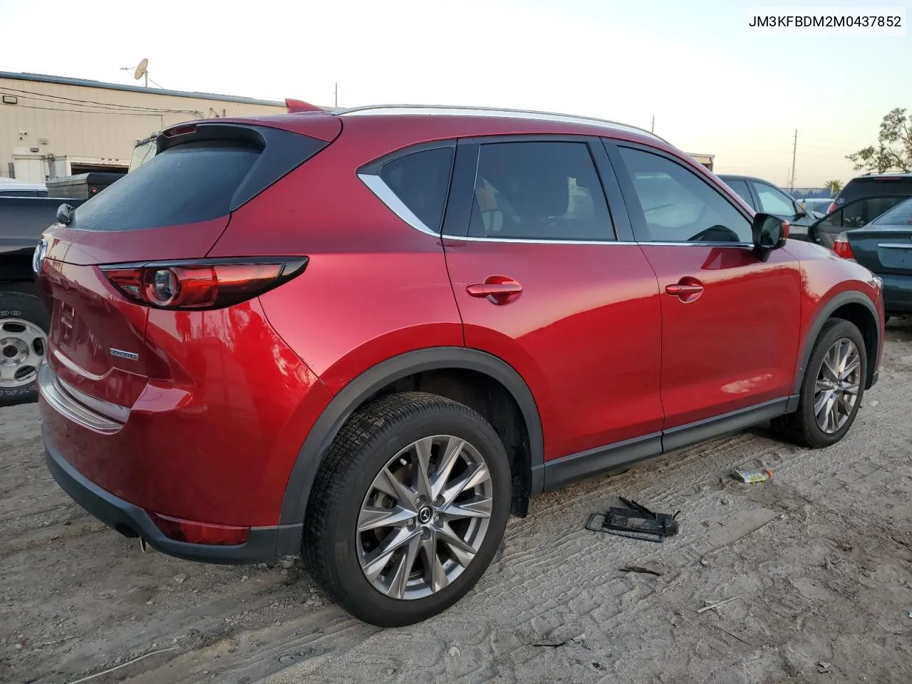 2021 Mazda Cx-5 Grand Touring VIN: JM3KFBDM2M0437852 Lot: 77073964