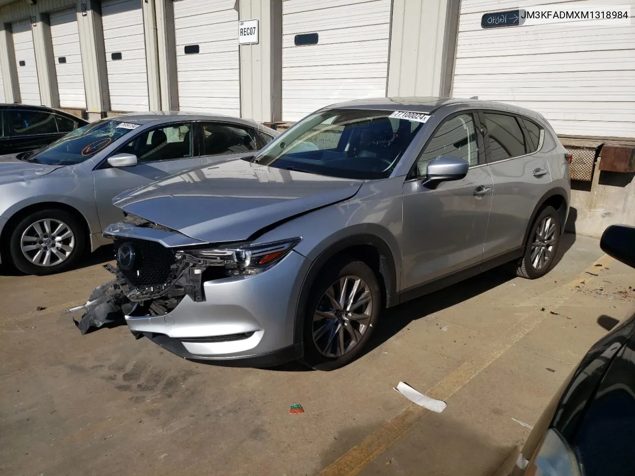 2021 Mazda Cx-5 Grand Touring VIN: JM3KFADMXM1318984 Lot: 77100024