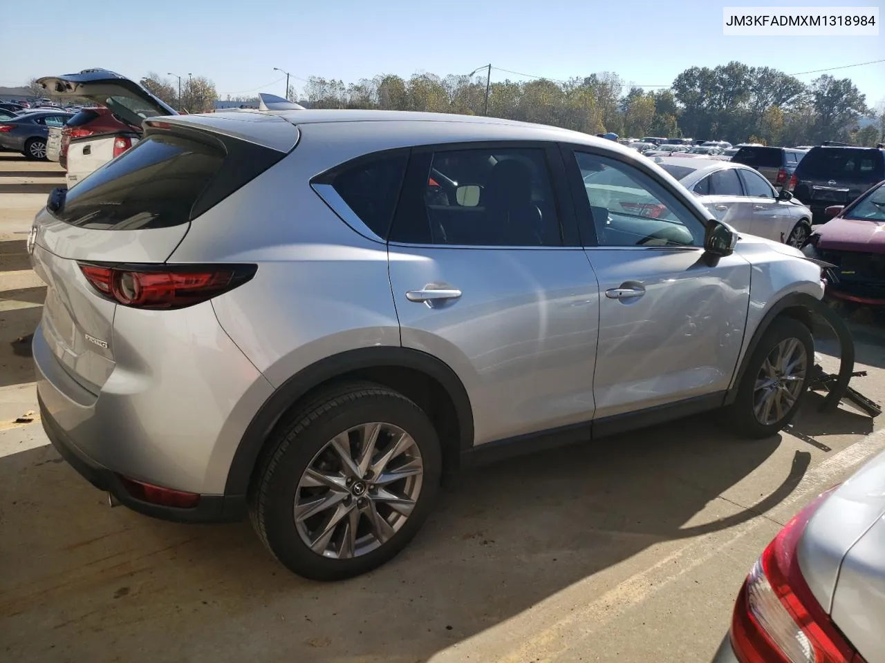 2021 Mazda Cx-5 Grand Touring VIN: JM3KFADMXM1318984 Lot: 77100024